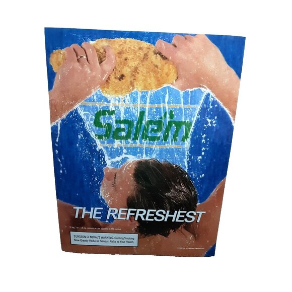 1982 Salem Cigarettes Refreshest Original Print Ad vintage 80s - Picture 1 of 1